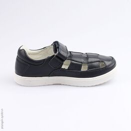 532174-21 Кожаные туфли для мальчика для мальчики синий фото №2