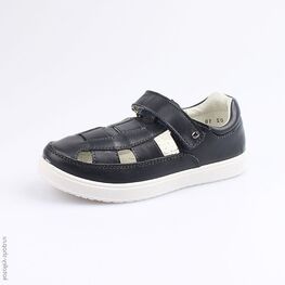 532174-21 Кожаные туфли для мальчика для мальчики синий