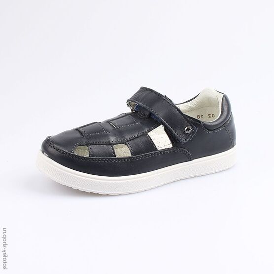 532174-21 Кожаные туфли для мальчика для мальчики синий