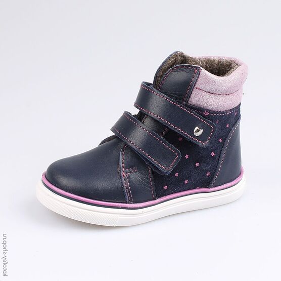 152183-35 Ботинки для девочки светло-синий