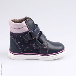 152183-35 Ботинки для девочки светло-синий фото №2