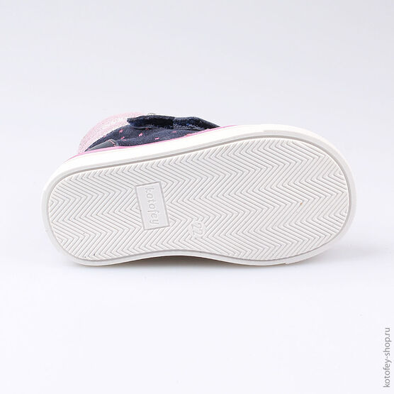 152183-35 Ботинки для девочки светло-синий фото №3