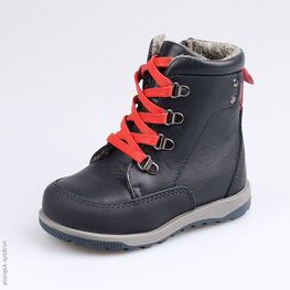352107-36 Ботинки для мальчики син-кра