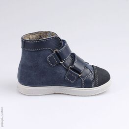 252129-31 Ботинки для мальчики светло-синий фото №2