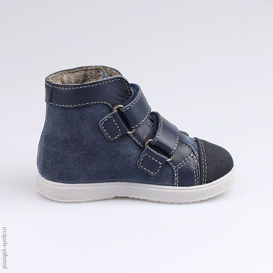 252129-31 Ботинки для мальчики светло-синий фото №2