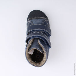 252129-31 Ботинки для мальчики светло-синий фото №4