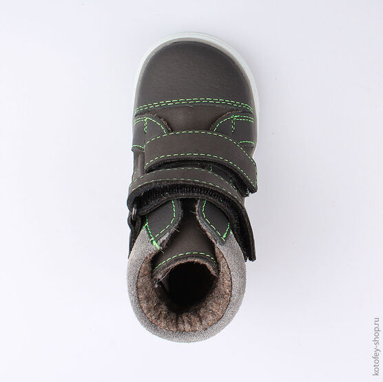 152182-31 Ботинки для мальчики серый фото №4