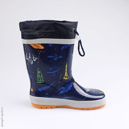 566161-11 Резиновые сапоги для мальчики син-ора фото №2