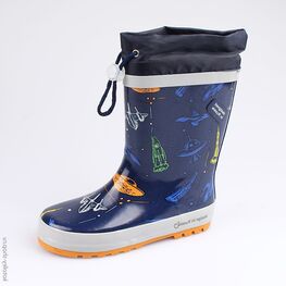 566161-11 Резиновые сапоги для мальчики син-ора