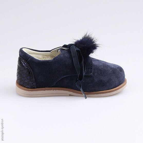 132126-21 Полуботинки для девочки светло-синий фото №2