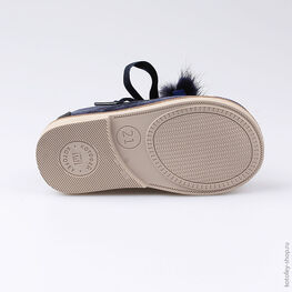 132126-21 Полуботинки для девочки светло-синий фото №3