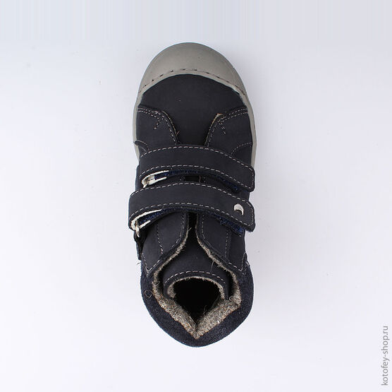 552112-34 Ботинки для мальчики светло-синий фото №4