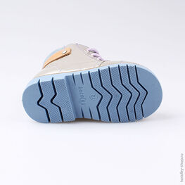 152209-31 Ботинки для девочки серый фото №3