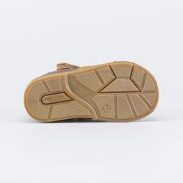 022160-24 Сандалии с регулируемым ремешком Первые шаги для мальчики желтый,коричневый фото №3