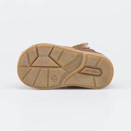 022160-25 Сандалии с регулируемым ремешком Первые шаги для мальчики желтый,коричневый фото №3