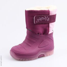 164061-41 Сноубутсы с LED-подсветкой для девочки бор-роз