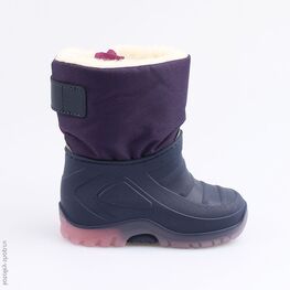 164061-42 Сноубутсы с LED-подсветкой для девочки син-бор фото №2