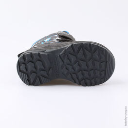 254953-41 Мембранные ботинки для мальчики сер-гол фото №3