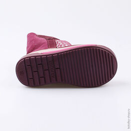 362097-41 Сапожки для девочки бордовый фото №3