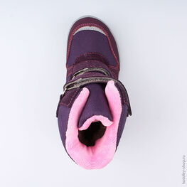 454804-41 Мембранные ботинки для девочки фио-роз фото №4