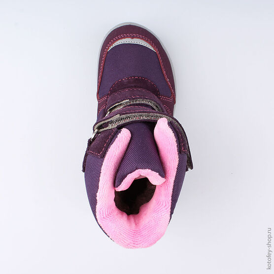 454804-41 Мембранные ботинки для девочки фио-роз фото №4