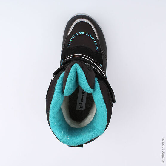 654973-42 Мембранные ботинки для мальчики чер-бир фото №4