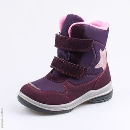 654980-41 Мембранные ботинки для девочки фио-роз