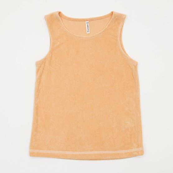 07864086-40 Махровая майка для девочки Неженка персиковый для девочки персиковый