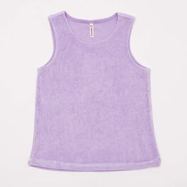 07864086-41 Махровая майка для девочки Неженка сиреневый для девочки сиреневый