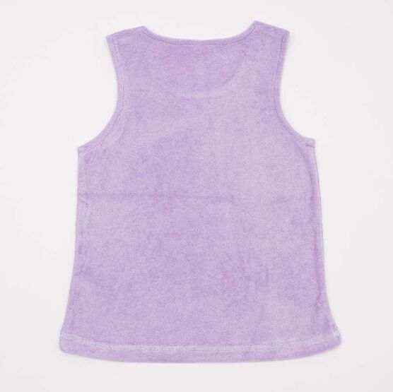 07864086-41 Махровая майка для девочки Неженка сиреневый для девочки сиреневый фото №2