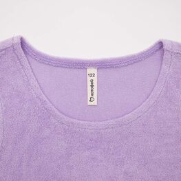 07864086-41 Махровая майка для девочки Неженка сиреневый для девочки сиреневый фото №4