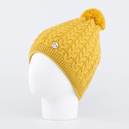 07711406-42 Теплая шапка-бини Горчичный для мальчики горчичный