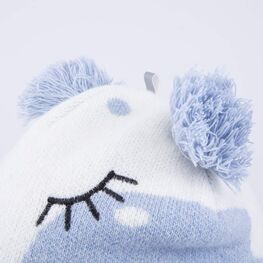 07811548-40 Шапка-шлем детский голубой для девочки голубой фото №2