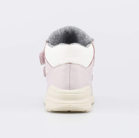 152408-32 Утепленные ботинки на весну и осень Барашек для девочки розовый фото №5
