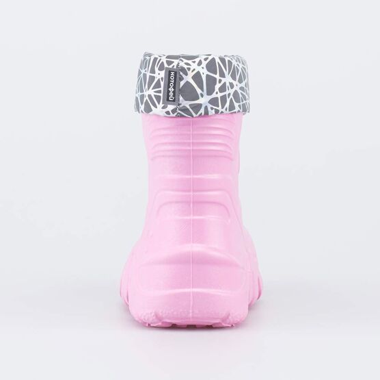 165058-17 Утепленные сапожки из ЭВА светоотражающие для девочки розовый фото №5
