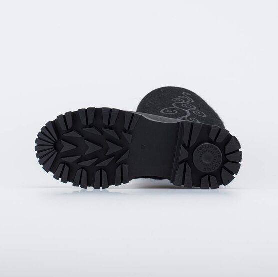 867136-42 Женские высокие валенки для девочки черный фото №3