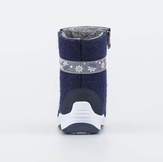 067018-43 Валенки детские Северный мишка для мальчики синий фото №5