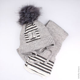 07711082-00 Комплект зимний серый для мальчики серый