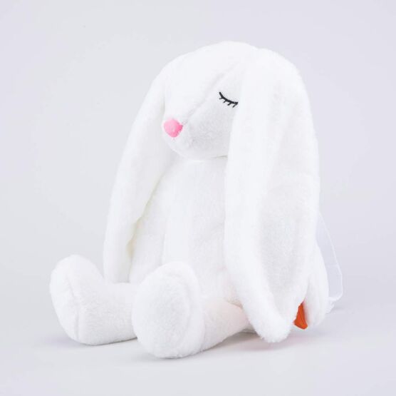 02810312-40 Плюшевый рюкзак-игрушка Белый Зайка для девочки белый фото №2