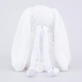 02810312-40 Плюшевый рюкзак-игрушка Белый Зайка для девочки белый фото №3