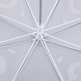 03807192-40 Детский зонт-трость Единорог серый для девочки серый фото №3