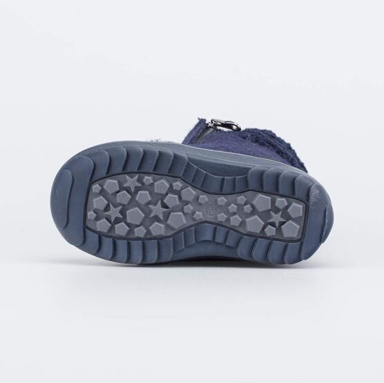 367120-43 Валенки на молнии Мишка на севере синий для мальчики синий фото №3