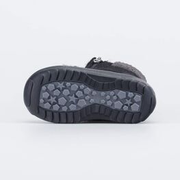 367120-44 Валенки на молнии Мишка на севере синий для мальчики черный фото №3