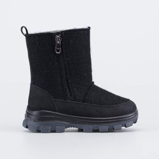 467063-42 Детские валенки Надписи для мальчики черный фото №2