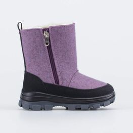 467063-43 Детские валенки Надписи для девочки сиреневый фото №2