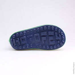 166061-11 Резиновые сапоги для мальчики син-зел фото №3