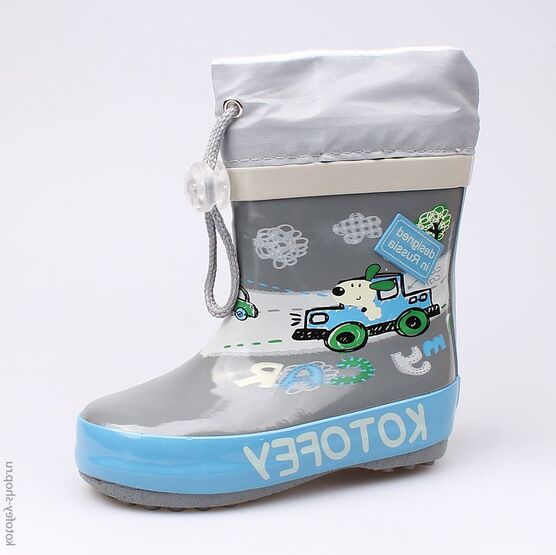 166062-11 Резиновые сапоги для мальчики серый