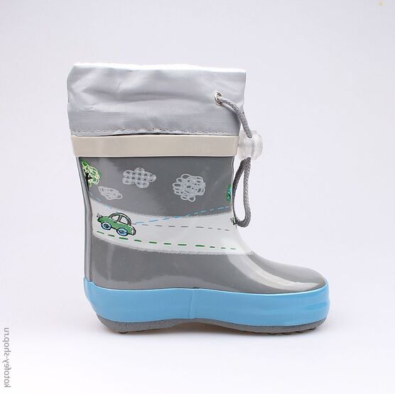 166062-11 Резиновые сапоги для мальчики серый фото №2