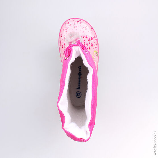 166063-11 Резиновые сапоги для девочки фуксия фото №4