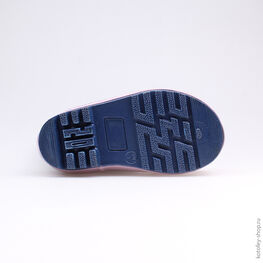 166064-11 Резиновые сапоги для девочки син-сир фото №3